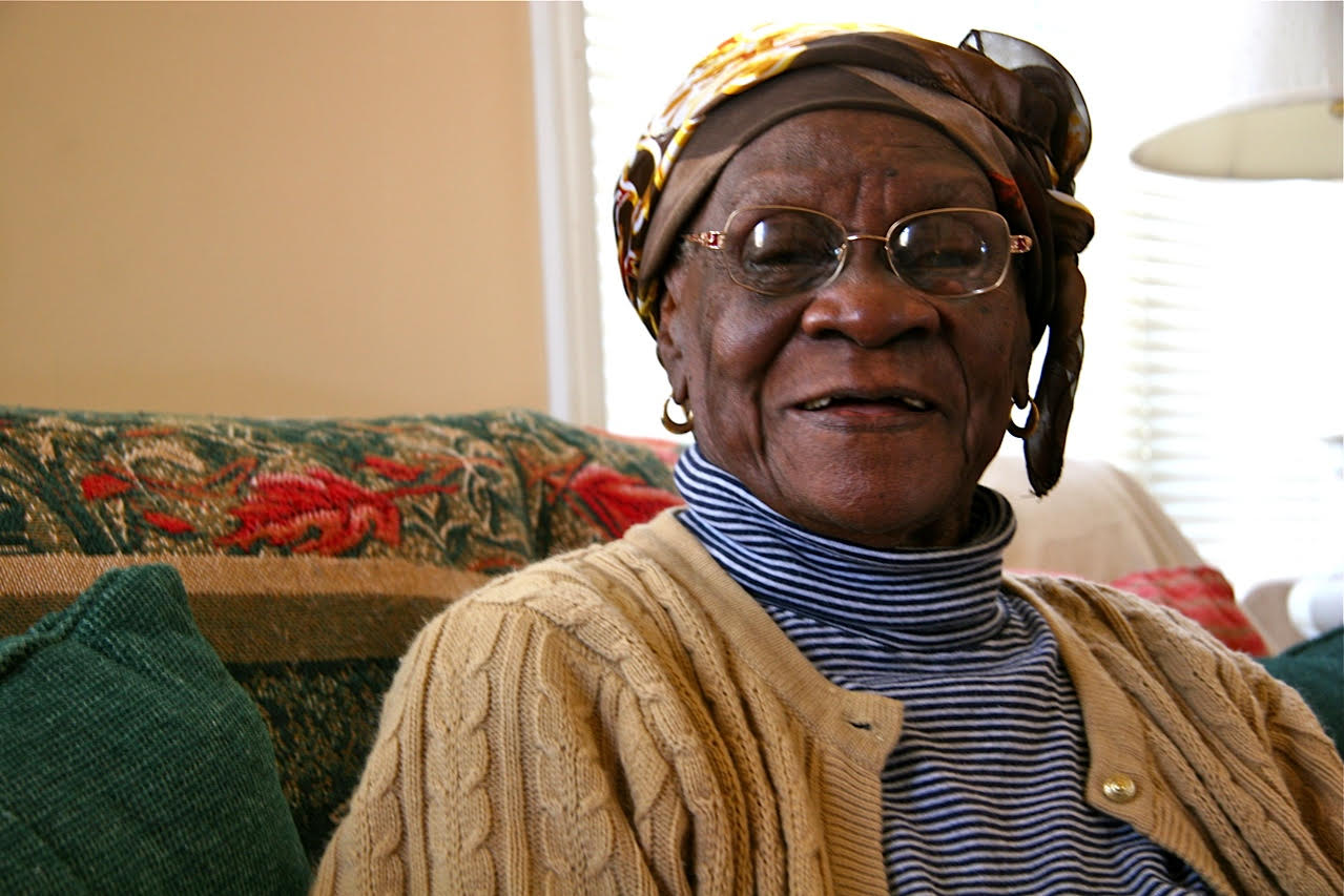 Beryl Agatha White at home