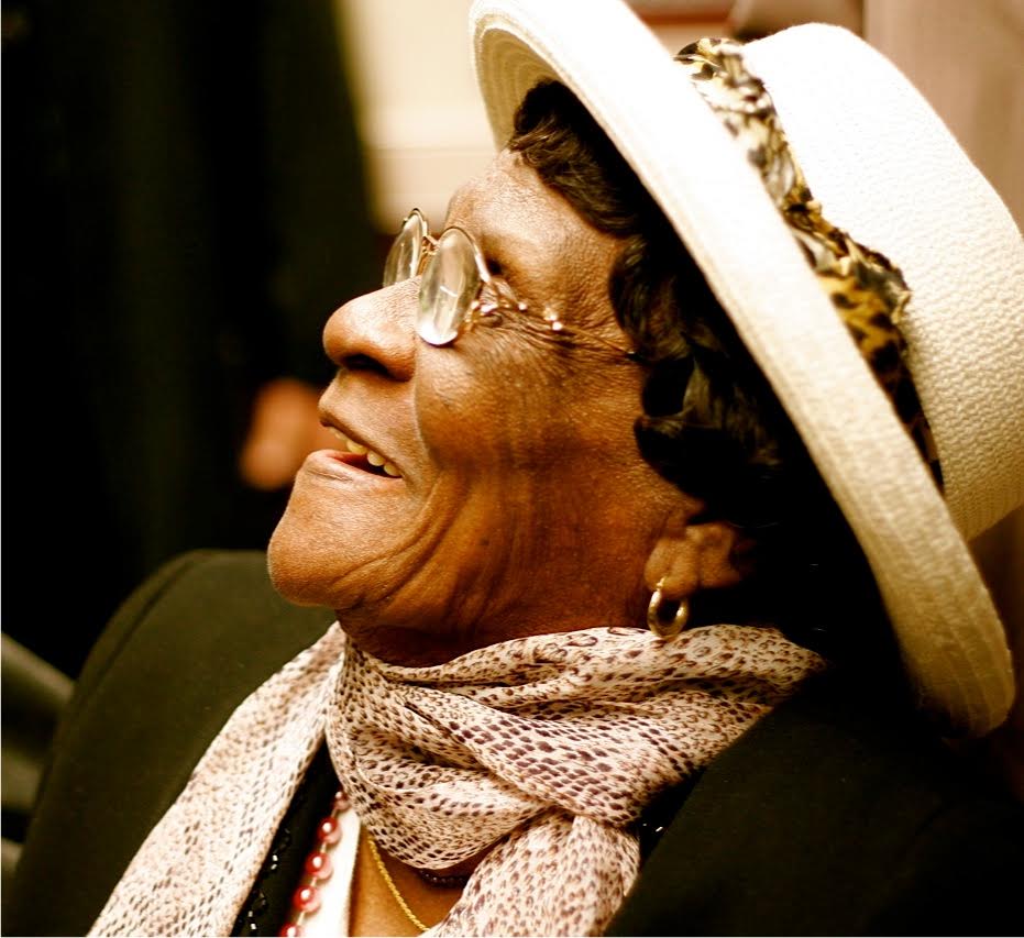 Beryl Agatha White in her hat